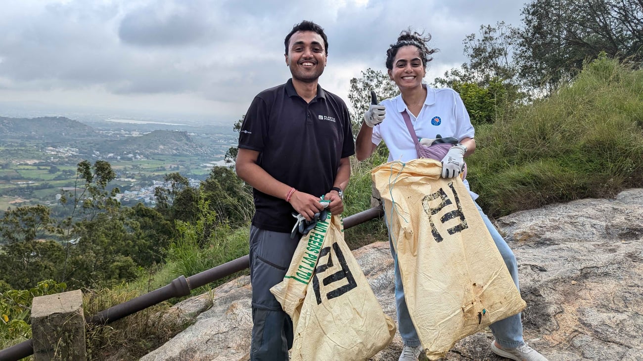 World Cleanup Day Hike Plastic Fischer and Decathlon India