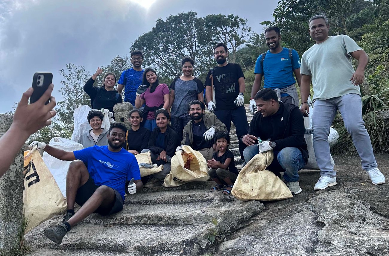 World Cleanup Day Hike Plastic Fischer and Decathlon Sports India